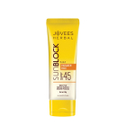 Jovees žolinis apsauginis kremas nuo saulės SPF 45 sausai odai | Plataus spektro UVA UVB mėlynos &scaron;viesos apsauga | Lengvas, neriebus, drėkinantis 50g