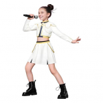 Pop Dainininkų Cosplay Kostiumas Sceninis Pasirodymo Drabužis Mergaičių &Scaron;okių Trupei Apranga Vaikams Helovino Karnavalo Kostiumų Vakarėlio Persirengimas 120cm B