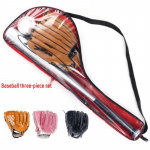 Cen Cen Kids Beisbolo rinkinys: Aliumininis beisbolo lazdos, pir&scaron;tinės ir kamuoliuko rinkinys Set with Brown Glove