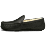 UGG Ascot Dviejų sluoksnių karvės odos žemi kasdieniai batai Vyri&scaron;ki sportbačiai Juodi 5379B-BLK 44