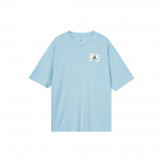 Jordan Flight Essential su logotipo spaudiniu laismi trumparankoviai mar&scaron;kinėliai su nuleistais pečiais vyri&scaron;ki vir&scaron;utiniai drabužiai &scaron;viesiai žalsvai mėlyni DZ0605-425 XXL