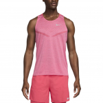 Nike Dri-FIT ADV TechKnit Ultra apvalia i&scaron;kirpte, kvėpuojantis, prakaitą sugeriantis mar&scaron;kinėliai vyrams Vir&scaron;utiniai drabužiai Daisy-Pink Pink-Ice DM4751-629 L