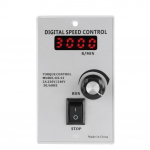 AC 220V 50Hz 15 400W Skaitmeninis reguliuojamas bepakopis variklio greičio reguliatorius 0 1450rpm (400W)