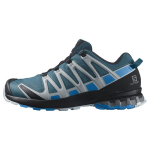 Salomon XA Pro 3D V8 Gore-Tex Patogus audinys Patvarūs žemi kasdieniai bėgimo bateliai Vyri&scaron;ki sportbačiai Mėlyni pilki 416292 42⅔