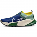 Nike ZoomX Zegama Trail Tamsiai Karali&scaron;kos Mėlynos Geltonos Streiko Sportbačiai kasdieniai DH0623-400 40.5