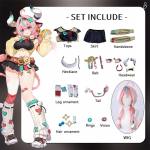 Genshin Impact Varesa Cosplay Kostiumas Suaugusiems Karnavalo Uniforma Anime Helovino Vakarėlio Kostiumai Maskaradas Moterims Žaidimas M