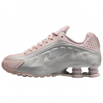 Nike Shox R4 Barely Rose Metallic Platinum Moteri&scaron;ki sportbačiai AR3565-600 36.5 rožinė