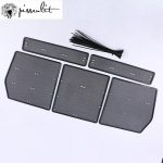 Nerūdijančio plieno grotelės, tinklelis nuo vabzdžių Toyota Land Cruiser Prado 150 2010 2011 2012 2013, priekinių grotelių tinklelio dangtelis juoda