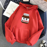 žieminė Nutella little face Hoody spaudinys Hoody vyrams moterims unisex BASIC džemperiai madingi animacinių filmų spaudiniai Hoodies streetwear S
