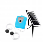 Saulės deguonies generatorius vandens deguonies siurblio aeratorius tvenkinio akvariumo žuvų rezervuarui Solar + blue pump