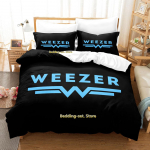 Hip Hopas Weezer Grupės Patalynės Komplektas Animacinis Anime Trijų Dalių Komplektas Suaugusiųjų Vaikų Miegamojo Trijų Dalių Kostiumai 3D Kawaii Vasarinė Antklodė 150*200cm 3pcs