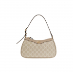 Gucci Ophidia Klasikinis susikertantis G logotipas Drobės ir odos peties krep&scaron;ys Moteri&scaron;ki rankiniai 735145-UULBG-9683 Basic Set (Bag+Dust Bag)