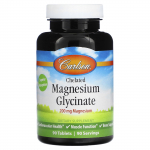 Carlson, chelatuotas magnio glicinatas, 200 mg, 90 tablečių