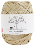 Hamanaka Eco Andaria Vidutinis rinkinys 0200 Amatai, Storas, Spalvotas. 169, Smėlio spalvos, 40g, Apie. 80m, 5,