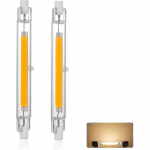 R7s LED lemputė 118mm 30W pritemdoma, &scaron;iltai balta 3000K 3000lm, tiesioginis J118 300W halogeninės lempos pakaitalas, 360&deg; - RiRi