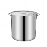 Nerūdijančio plieno puodas konservavimui, makaronų virimui su rankena, skirtas skanioms sriuboms, didelis indas, didelės talpos, valgykloms, vie&scaron;bučiui one size