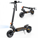 iScooter W10 40KM/H Elektrinis paspirtukas 1200W 48V15AH 10 colių bekamerės visureigio padangos Sulankstomas Diskiniai stabdžiai Su APP W10 1200W 40KM/H juoda