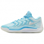 Nike KD 17 Neslystantys Atsparūs dilimui Žemi Krep&scaron;inio Bateliai Vyri&scaron;ki Mėlyni FZ1526-400 44.5