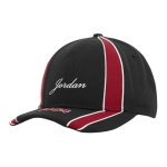 Jordan Logo Poliesterio beisbolo kepuraitė Unisex kepuraitės Juoda HJ2449-010 L-XL