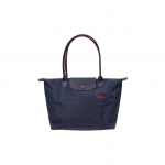 Longchamp Le Pliage Club 28 Didelės talpos audinio pirkinių krep&scaron;ys Moteri&scaron;kas tote Tamsiai mėlynas 2605619556 Basic Set (Bag)