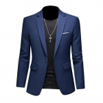 Pavasario rudens vyri&scaron;kas laisvalaikio kostiumas Slim Fit Suit Striukė Profesionalus vyri&scaron;kas kostiumas M