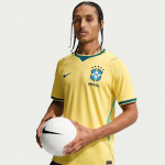 Nike Brazilija 2026 Stadium Namų vyri&scaron;ki Nike Dri-FIT futbolo replikos mar&scaron;kinėliai XL