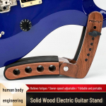 Ergonomi&scaron;kas elektrinės gitaros ir bosinės gitaros kojos atramos stovas, reguliuojamas laikiklis