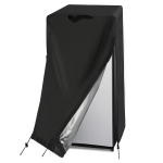 Lauko vertikalios &scaron;aldytuvo dangos Oksfordo vandeniui atsparios dulkėms atsparios vertikalios &scaron;aldiklio dangos 23*23*34"(58*58*86cm） juoda
