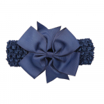 Joliannss 20colors Wave galvos juostos Bowknot plaukų aksesuarai mergaitėms kūdikių plaukų juosta žalia