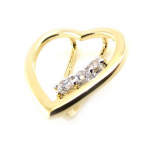 Les Tr&eacute;sors De Lily [J0059] - Pendentif Plaqu&eacute; Or 'Love' auksas