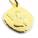 Les Tr&eacute;sors De Lily [J5206] - Pendentif 'Petit Ange' (Or - 9 carats)