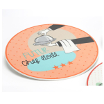 Les Tr&eacute;sors De Lily [Q9614] - Dessous de plat porcelaine 'Messages' (Futur Chef Etoil&eacute;) - 24 cm