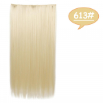 MISS WIG ilgos banguotos &scaron;ukuosenos, sintetiniai 5 prisegami plaukai, priauginami 22 colių / 32 colių kar&scaron;čiui atsparūs plaukų atrai&scaron;čiai rudi juodi