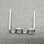 500 vnt 0,8 mm plastikinis suvirinimo banga kar&scaron;to segtuko segiklis, skirtas automobilio buferio remontui