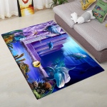 Nordic 3D Afdrukken Grote Tapijten Onderwater Wereld Deur Mat Zachte Karpetten Anti-Slip Tapijt Voor Hal Slaapkamer woonkamer 40x120cm