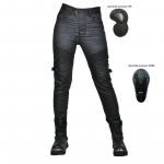 VOLERO+retro Casual padengtos motociklų kelnės+motociklo džinsai+motociklų lenktynių dviračių kelnės moterims