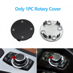 Automobilio centrinė konsolė CIC IDrive Multimedijos valdymo mygtuko dangtelis, skirtas BMW 1 3 5 X1 X5 X6 serijai E87 E90 E91 E92 E60 E84 E70 E71 Rotary Cover 1PC