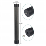 &bdquo;AgimbalGear&ldquo; anglies pluo&scaron;to ilgintuvo strypo monopodas, i&scaron;traukiamas 1/4 colio sriegis, suderinamas su &bdquo;DJI Ronin S Moza Air Cross FeiyuTech&ldquo; stabilizatoriumi &bdquo;Gimbal&ldquo; juoda