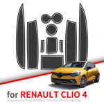 Durų griovelių kilimėliai Renault Clio 4 13-18 PVC medžiaga