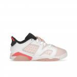 Air Jordan 6 Retro Low PS Atmosphere Vaikams Sportbačiai Balti Infrared-23 Juodi DV3528-102 33.5