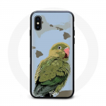 Coque Iphone XS max Perruche Vert