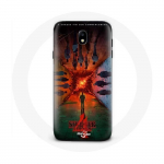 Coque pour Samsung Galaxy J5 2017 Stranger Things Saison 4 Affiche Equipages de la Nouvelle Th&eacute;orie