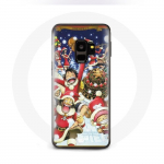 Coque pour Samsung Galaxy S9 One Piece Christmas Day Anime Manga