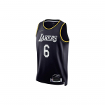 Nike NBA L.A. Lakers LeBron James Juodas MVP Swingman Džersis Juodas Vyri&scaron;kas Streetwear DH8060-010 S