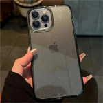 Prabangus Bling Glitter Clear telefono dėklas, skirtas iPhone 15 14 13 12 11 Pro Max X XR XS 7 8 Plus SE 2 smūgiams atsparus skaidrus mink&scaron;tas dangtelis For iPhone15 Pro