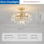 &Scaron;viesus prabangus kri&scaron;tolinis sietynas, didžioji svetainės &scaron;viesa, kūrybingas miegamojo ap&scaron;vietimas, restorano ap&scaron;vietimas 42cm-6 diameter headlight