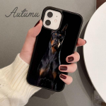Dobermano pinčerio &scaron;unų telefono dėklas, skirtas iPhone 11 12 13 14 Pro Max mini X XR XS SE 2020 6 7 8 Plus Samsung Galaxy S21 S22 apvalkalas iPhone 6plus