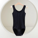 Didelio dydžio besiūliai formuojantys drabužiai moterims pilvo kontrolės korsetas Bodysuit Strong One Piece Body Shaper Patogus liekninantis pilvą apatinis trikotažas XS juoda