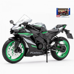 1/12 Kawasaki Ninja ZX-10R Sunkus Lokomotyvo Lydinio Motociklo Modelis Bevežės Lenktyninio Motociklo Modelis Garsas &Scaron;viesa Vaikų Žaislas Dovana