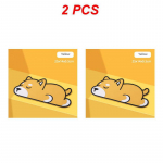 2/3/4PCS kilimėlis bekvapė PVC medžiaga Automobilių interjero gaminiai Animacinių filmų neslystantis kilimėlis kar&scaron;čiui saugus rudas plaunamas neslystantis kilimėlis